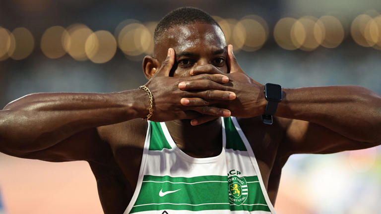 短跑名将埃斯梅模仿哲凯赖什庆祝：我不会辜负这个动作的意义